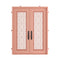 DNA' Door - Double Flat in Sunset Pink | Standard Sizes - Staff Picks