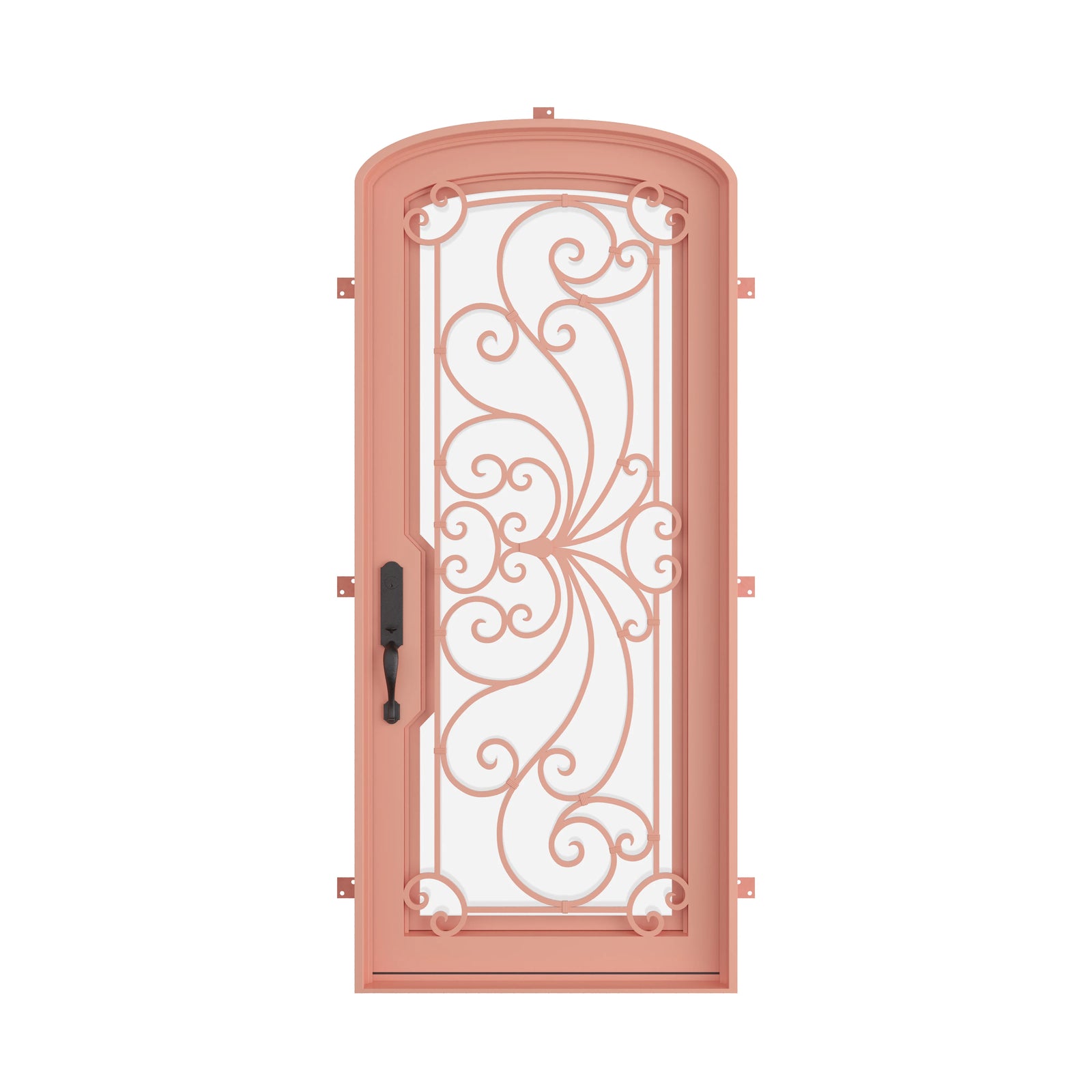Pinkys Miracle steel door, single, arch, closed