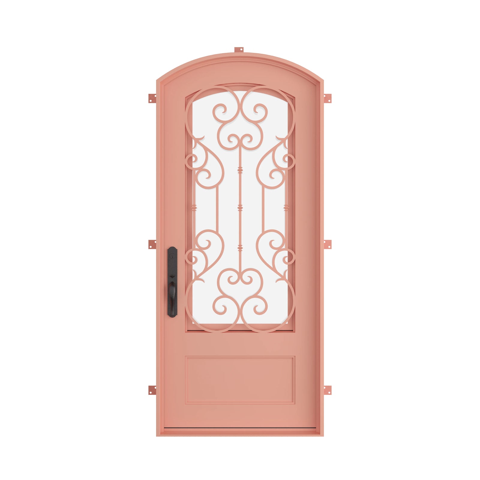 Pinkys New York steel door, single, arch, closed