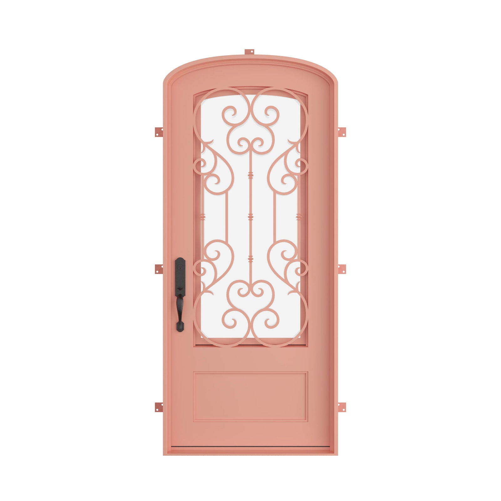 Pinkys New York steel door, single, mini arch, closed