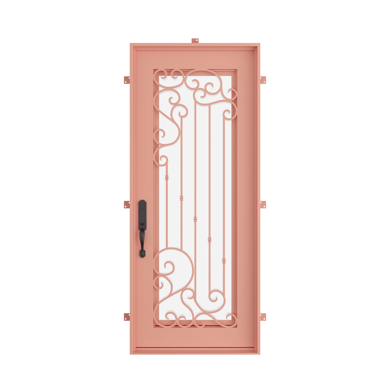 Pinkys Paris steel door, single, flat, closed