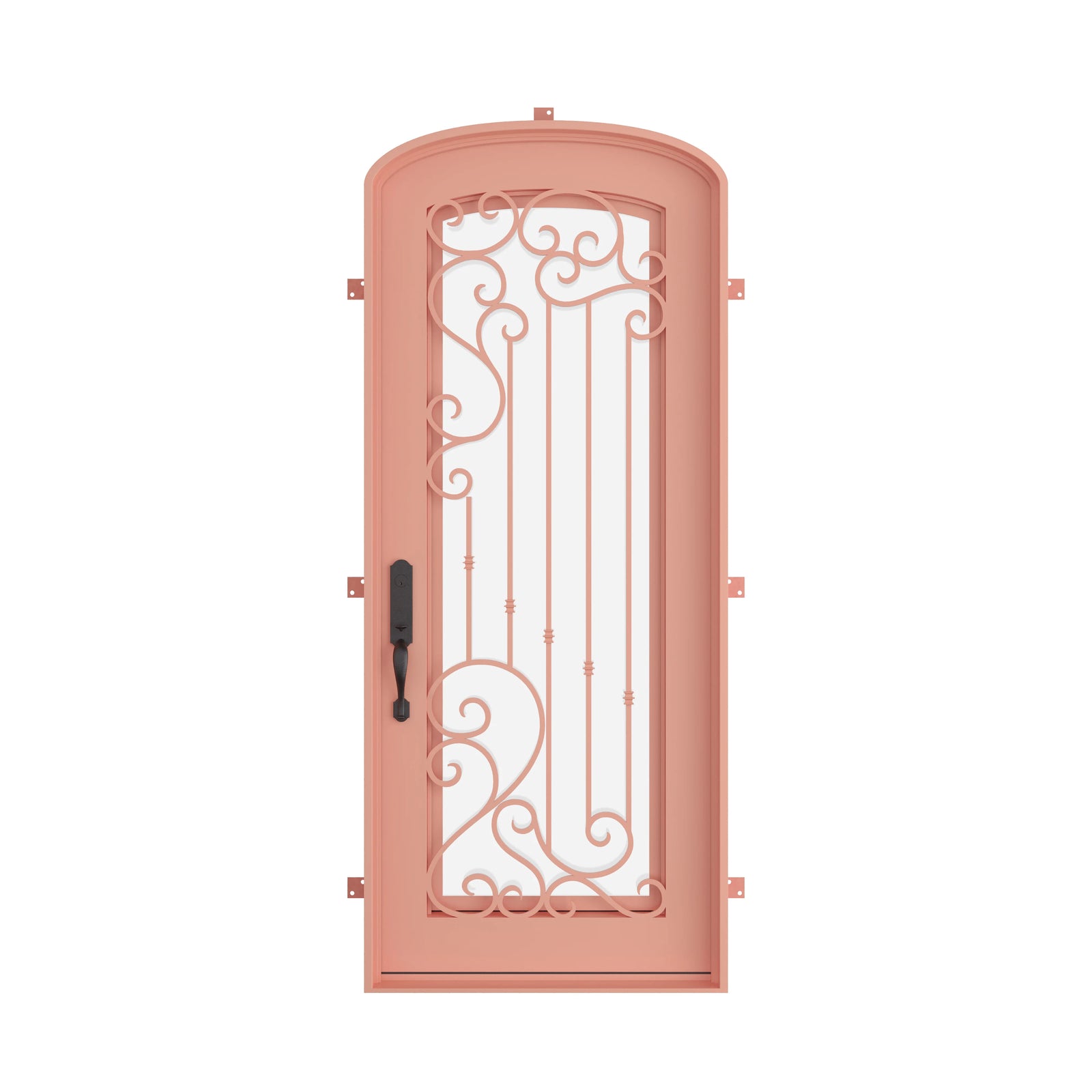 Pinkys Paris steel door, single, mini arch, closed