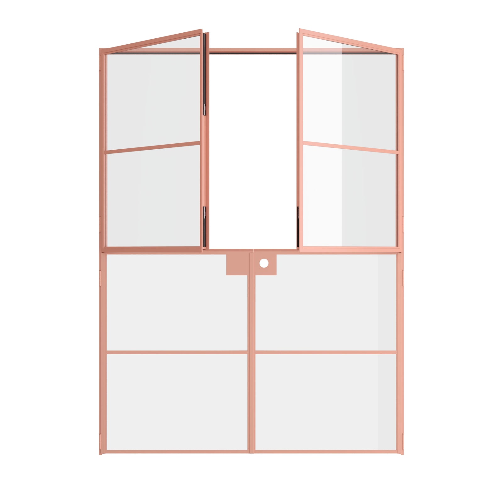 Pinkys Air 4 steel door, double, flat, Dutch, open