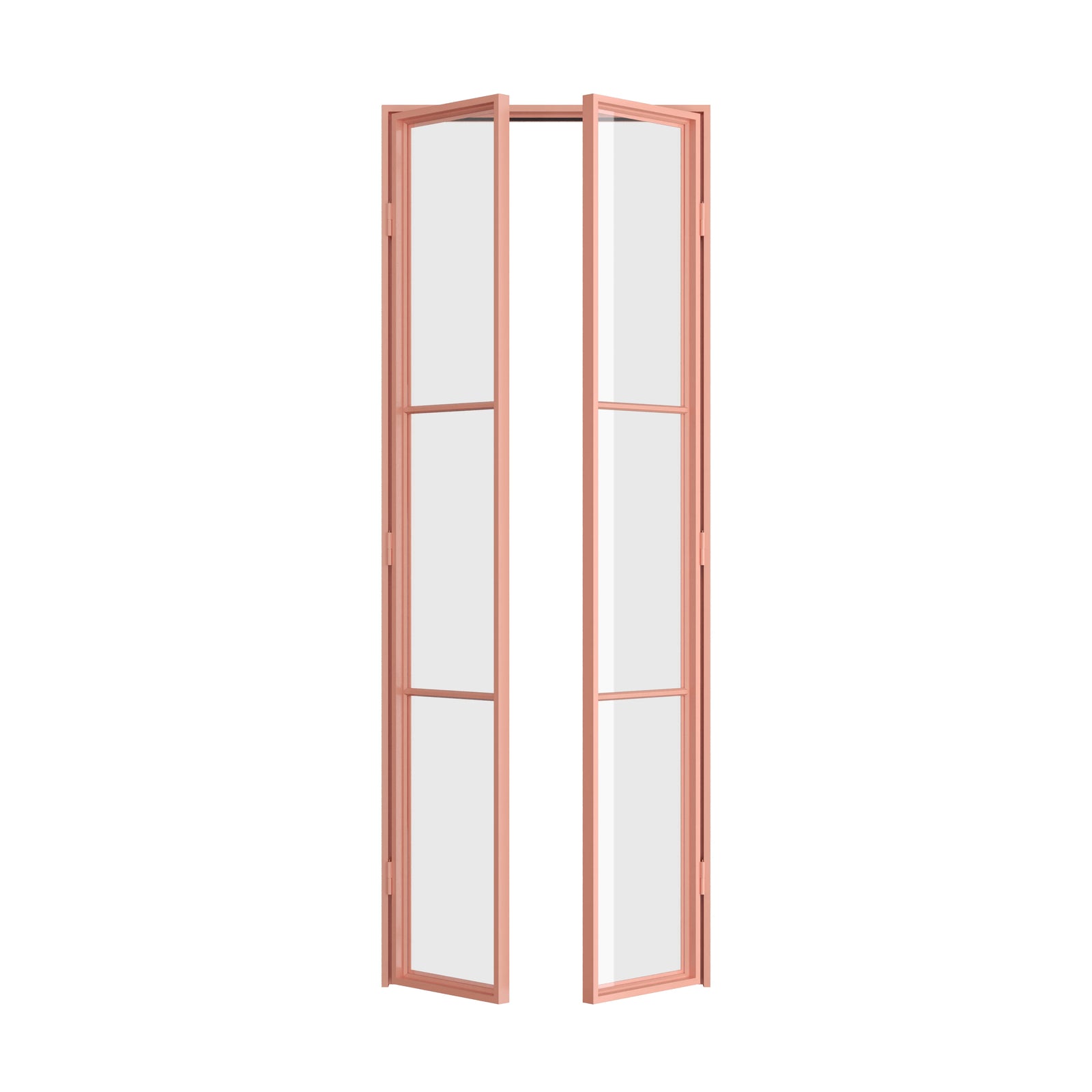 Pinkys Air 4 steel door, double, flat, open