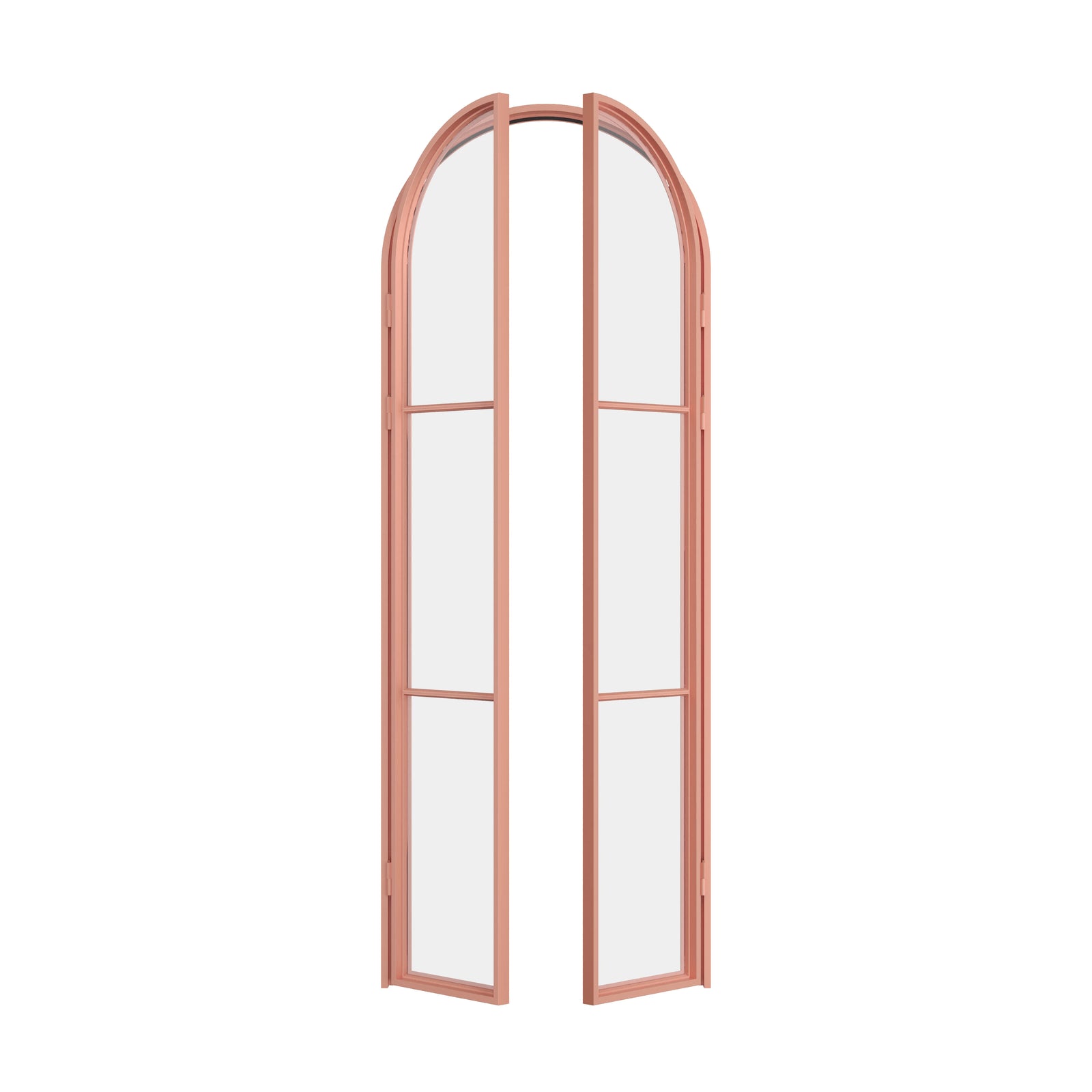 Pinkys Air 4 steel door, double, full arch, open
