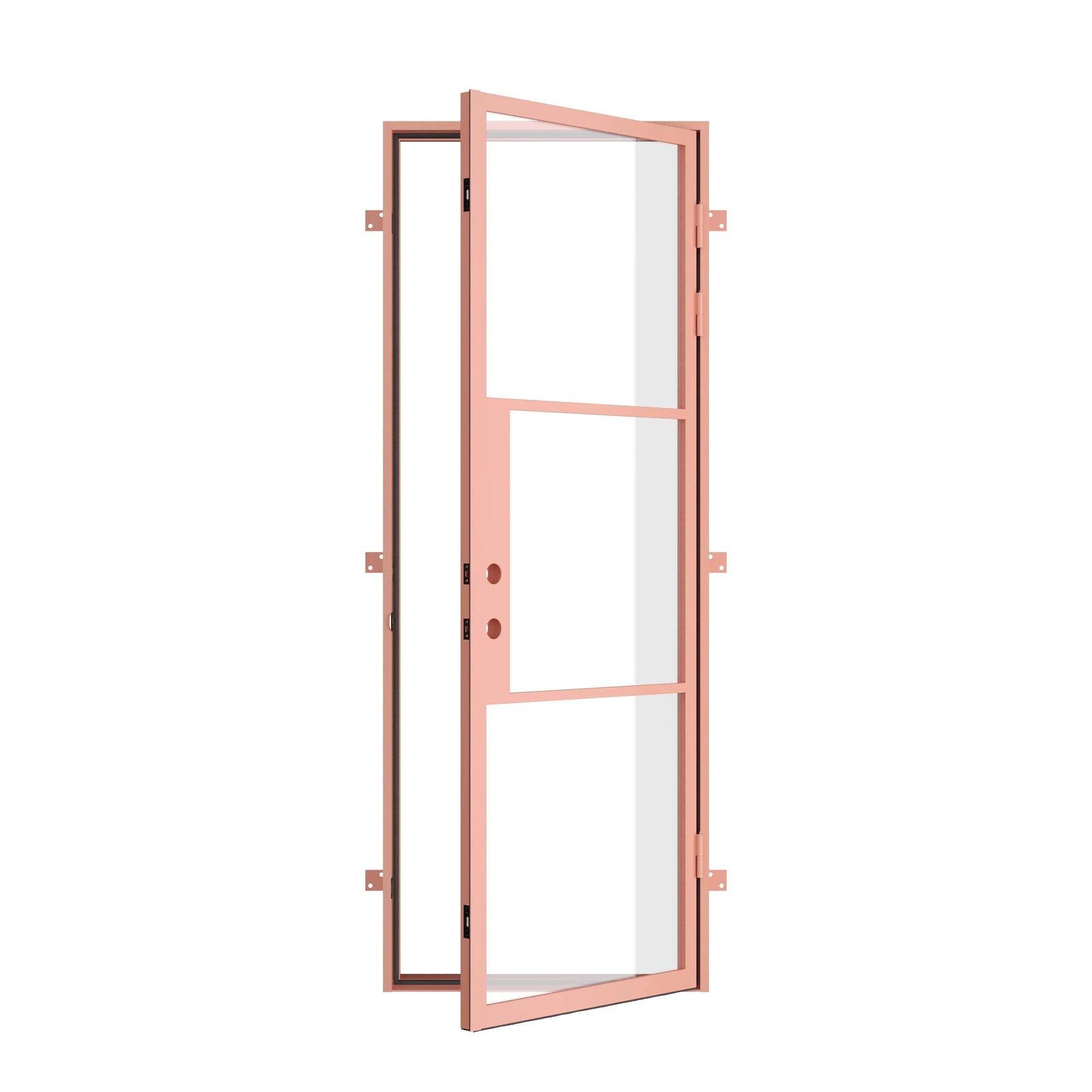 modern front door Sunset Pink color