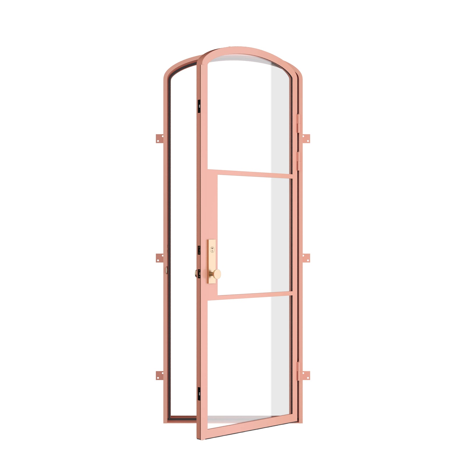 Pinkys Air 4 steel door, single, mini arch, open