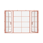 Air 5 with Thermal Break - Dual Single with Middle Fixed Panel Flat | Customize