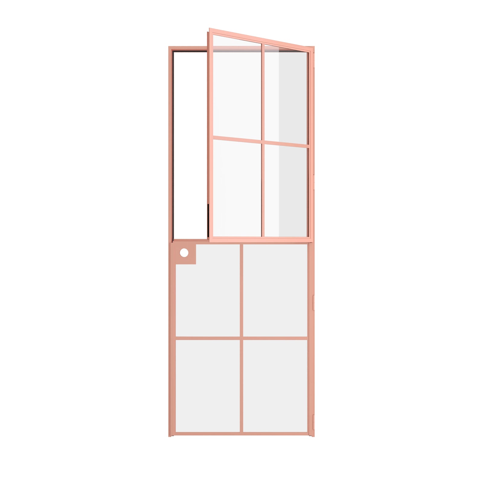 Pinkys Air 5 interior steel door, single, flat, Dutch, open