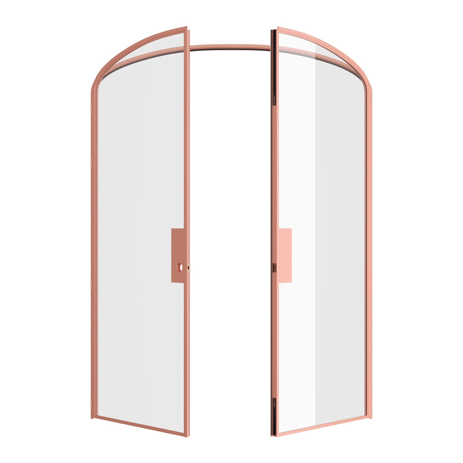 Pinkys Air Lite interior steel door, double, mini arch, open
