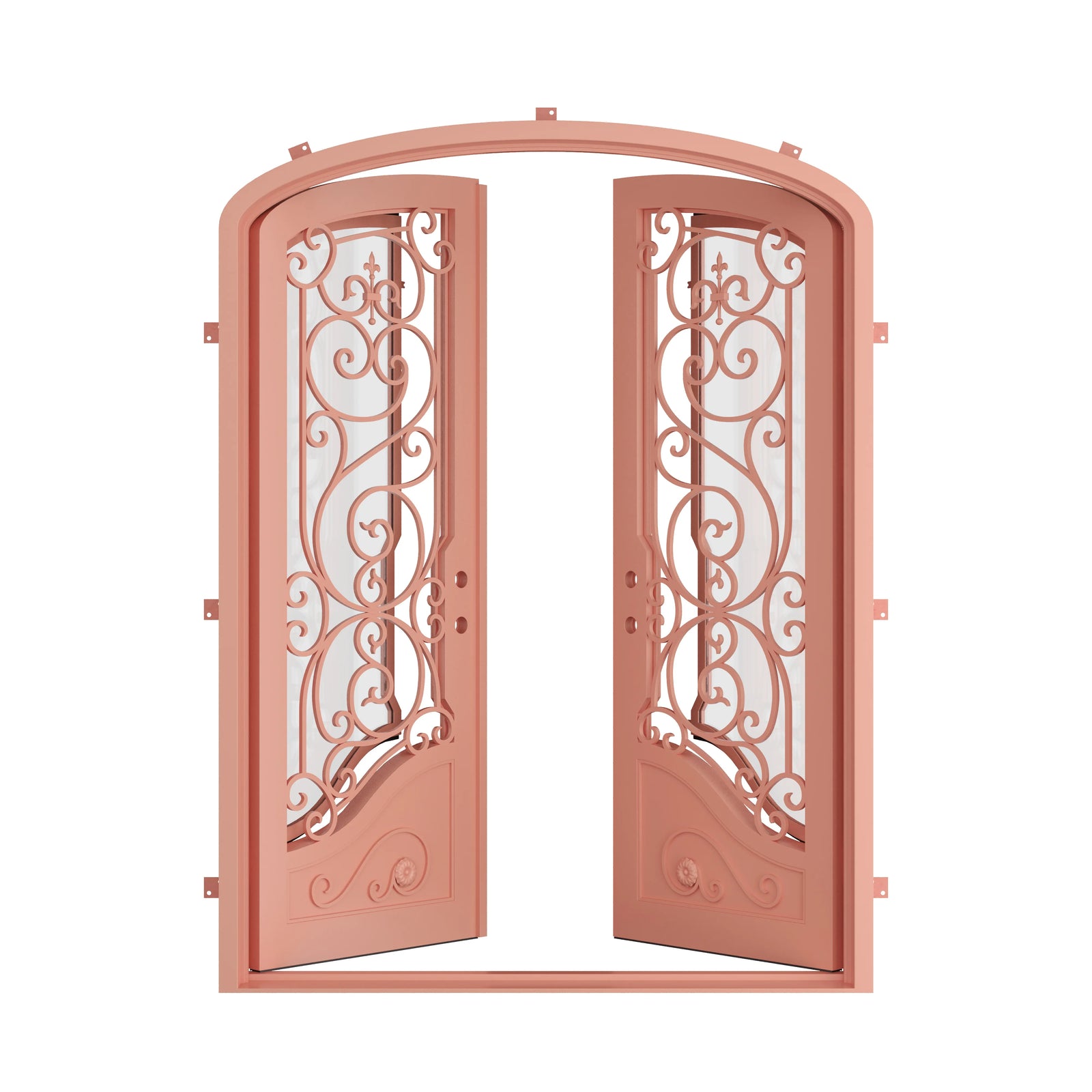 Pinkys Beverly steel door, double, mini arch, open