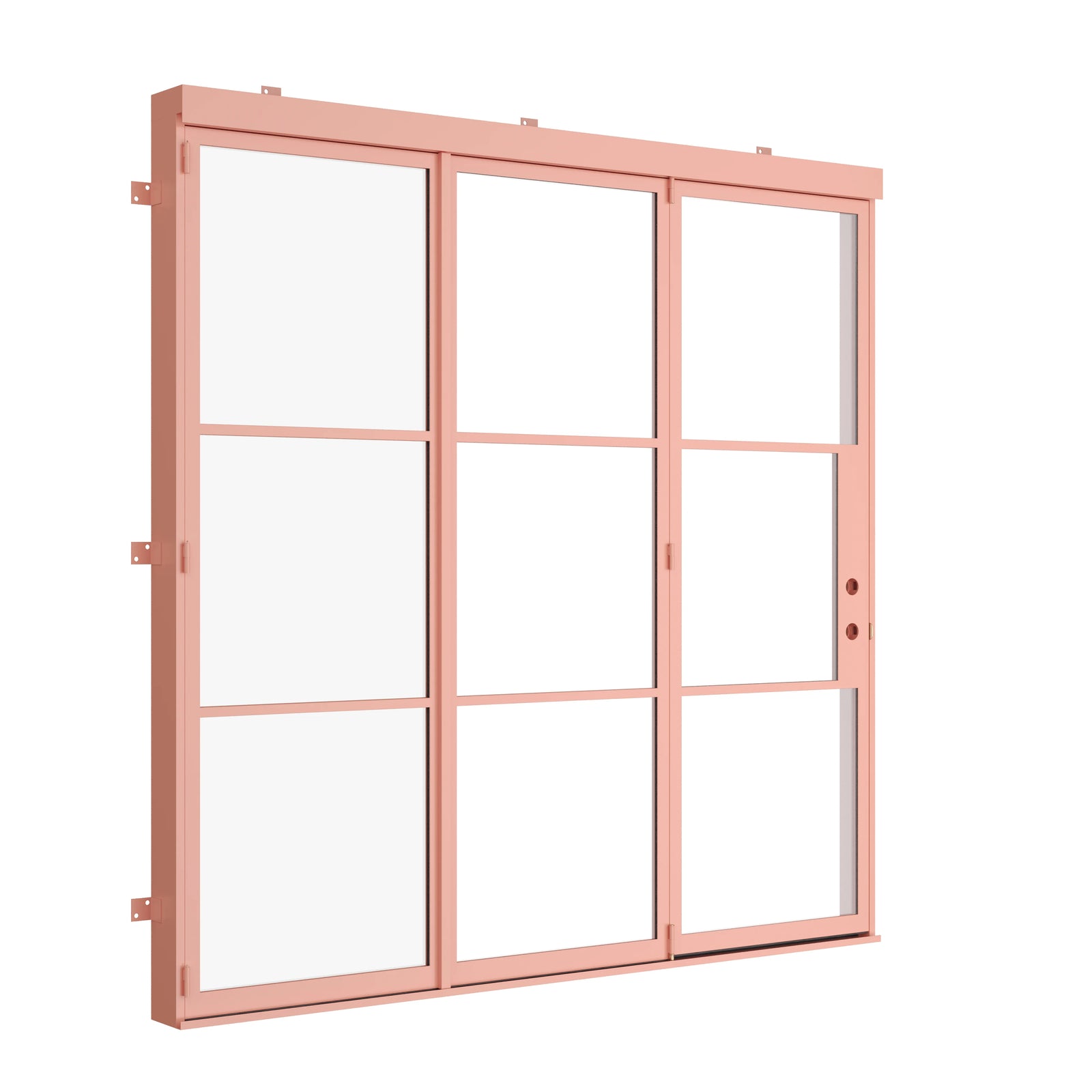 Pinkys Air 4 steel door, bifold, closed