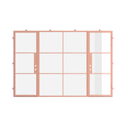 Air 4 - Dual Single with Middle Fixed Panel Flat | Customize
