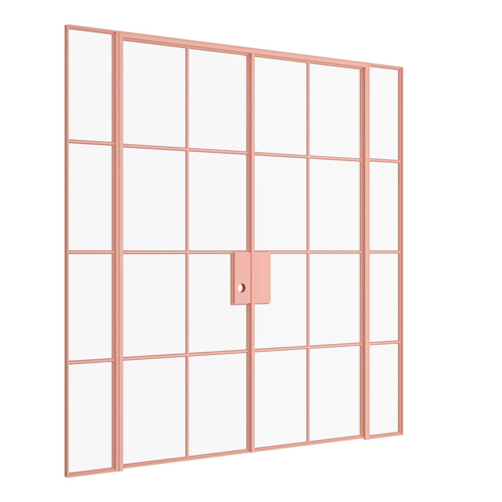 Pinkys Air 5 interior steel door, double, flat, closed