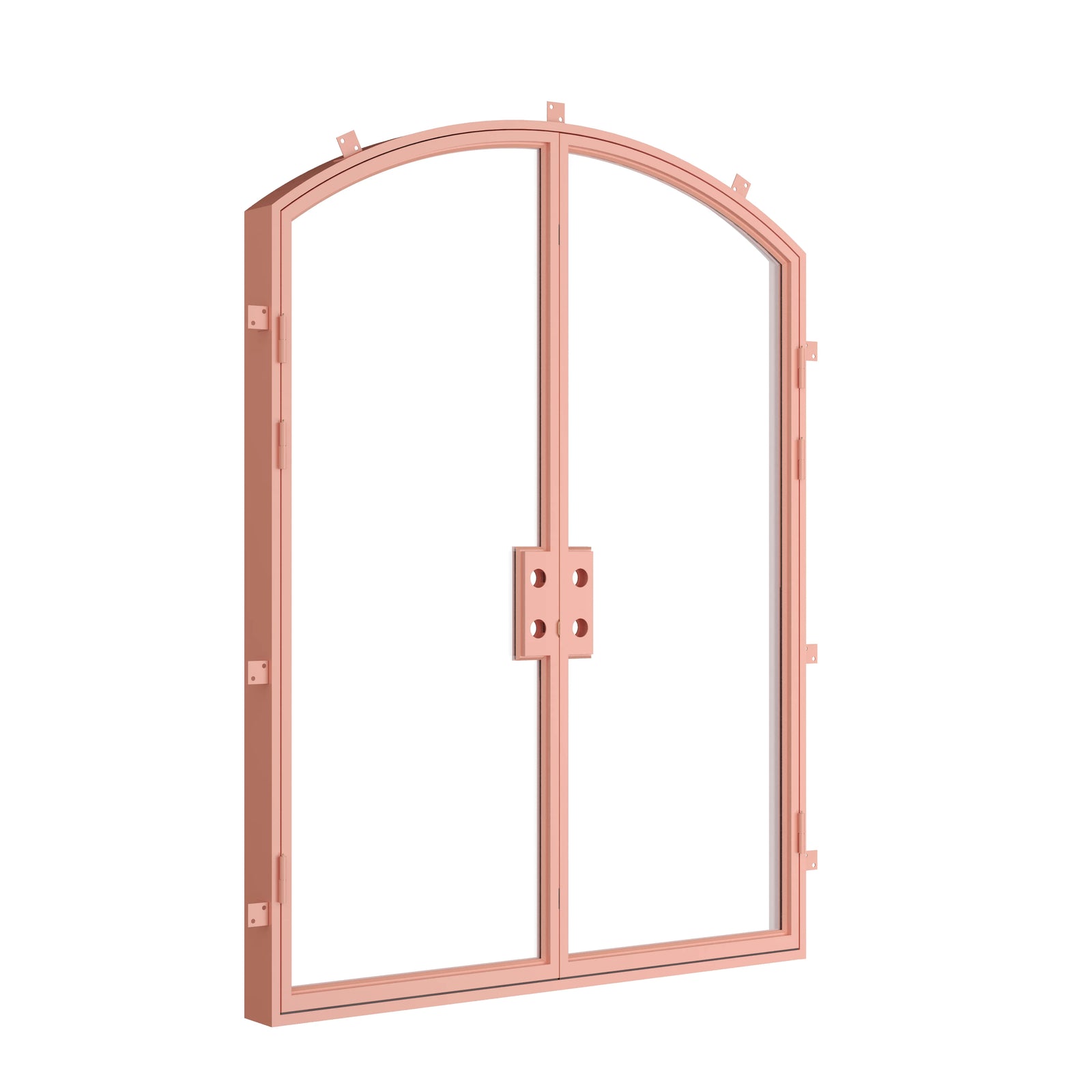 Pinkys Air Lite steel door, double, arch, closed
