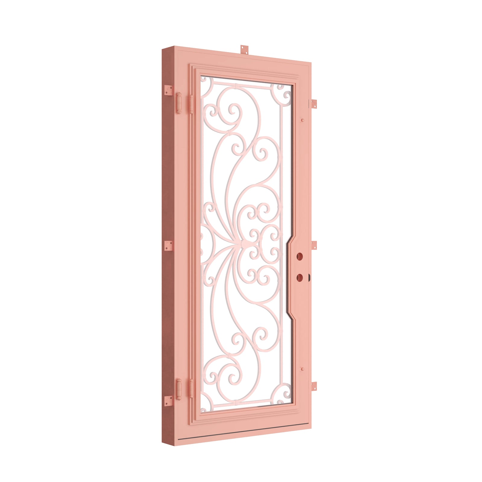 Pinkys Miracle steel door, single, flat, closed