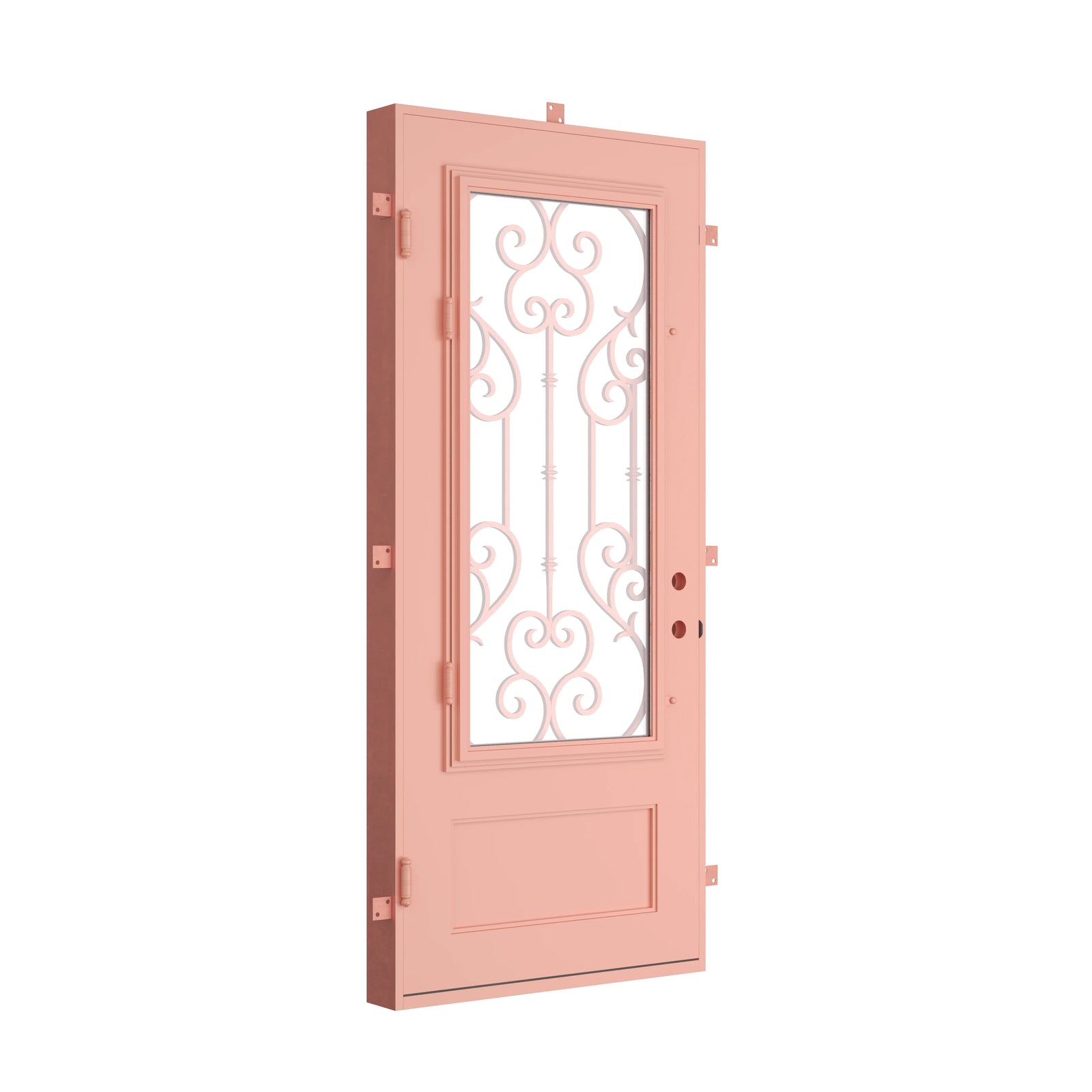 Pinkys New York steel door, single, flat, closed