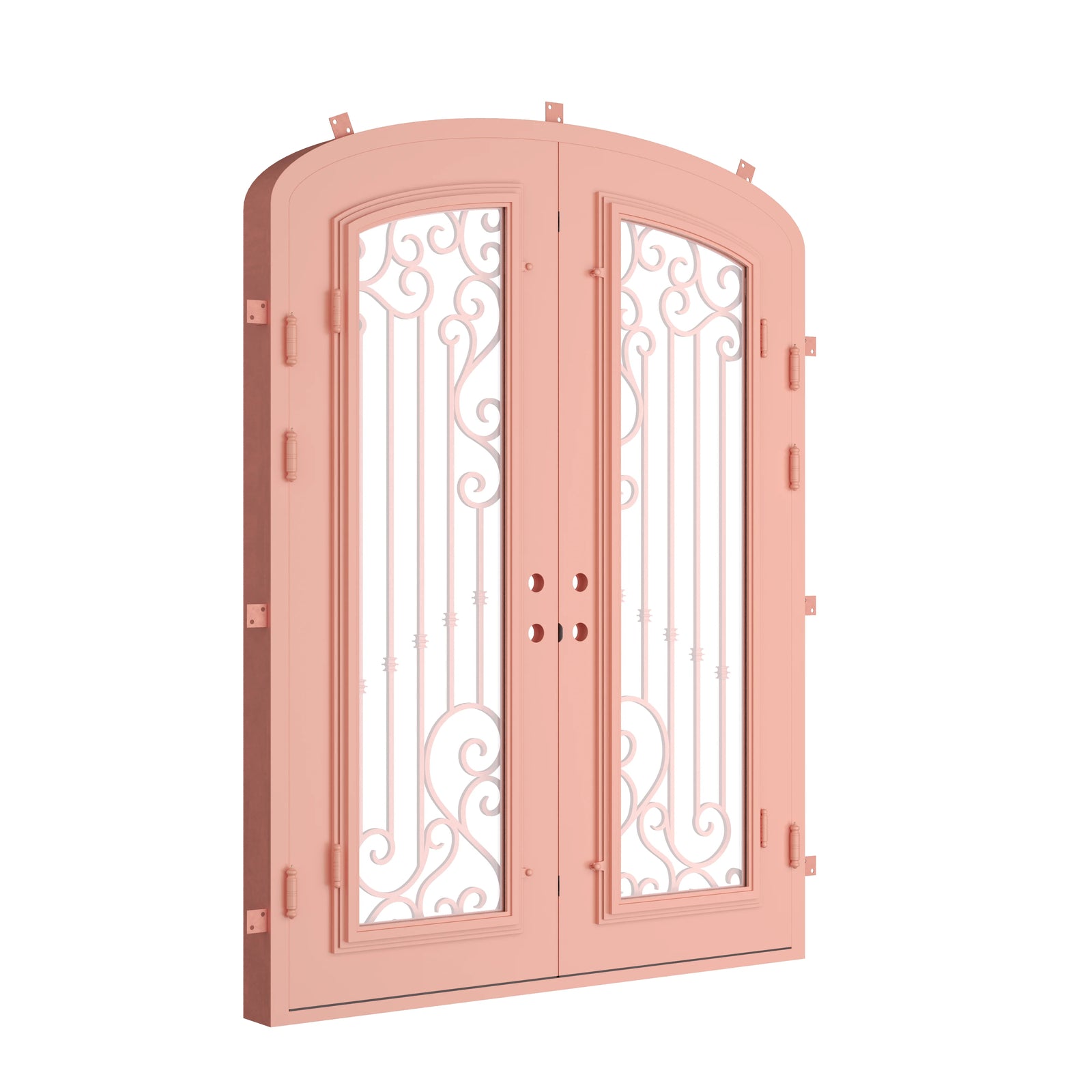 Pinkys Paris steel door, double, mini arch, closed