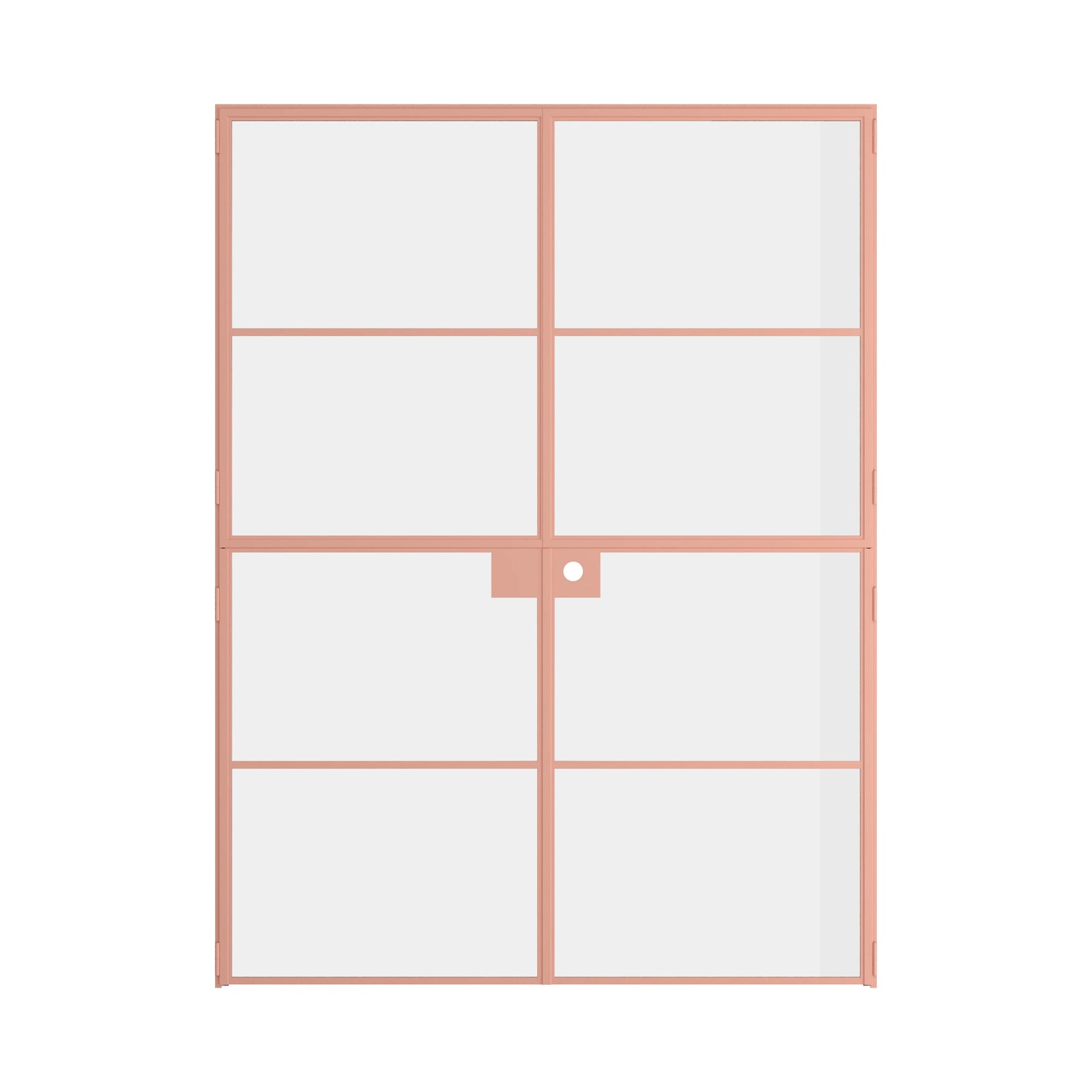 Pinkys Air 4 interior steel door, double, flat, Dutch, closed