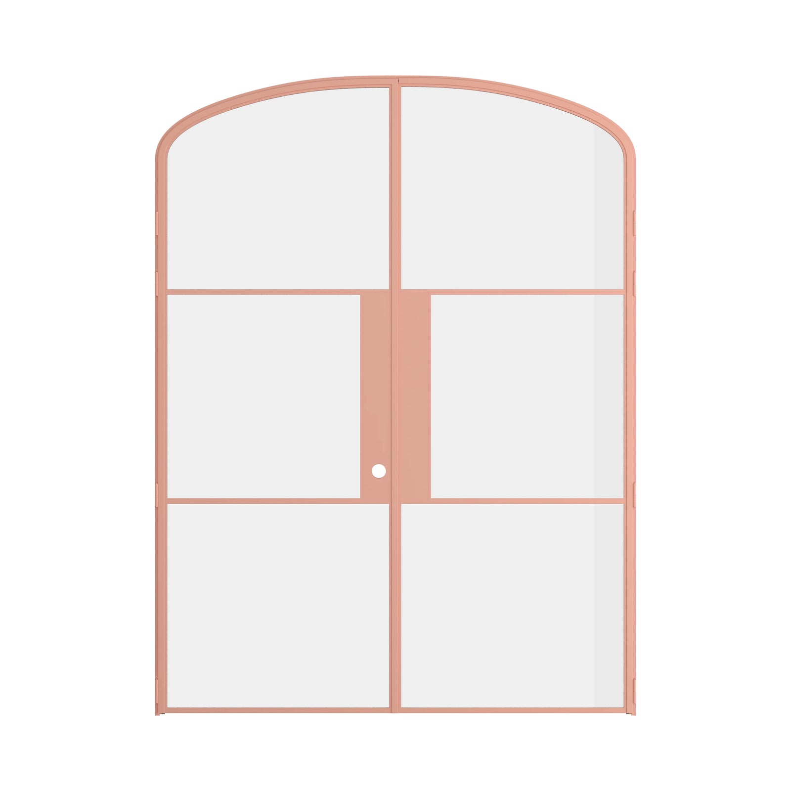 Pinkys Air 4 interior steel door, double, arch, closed