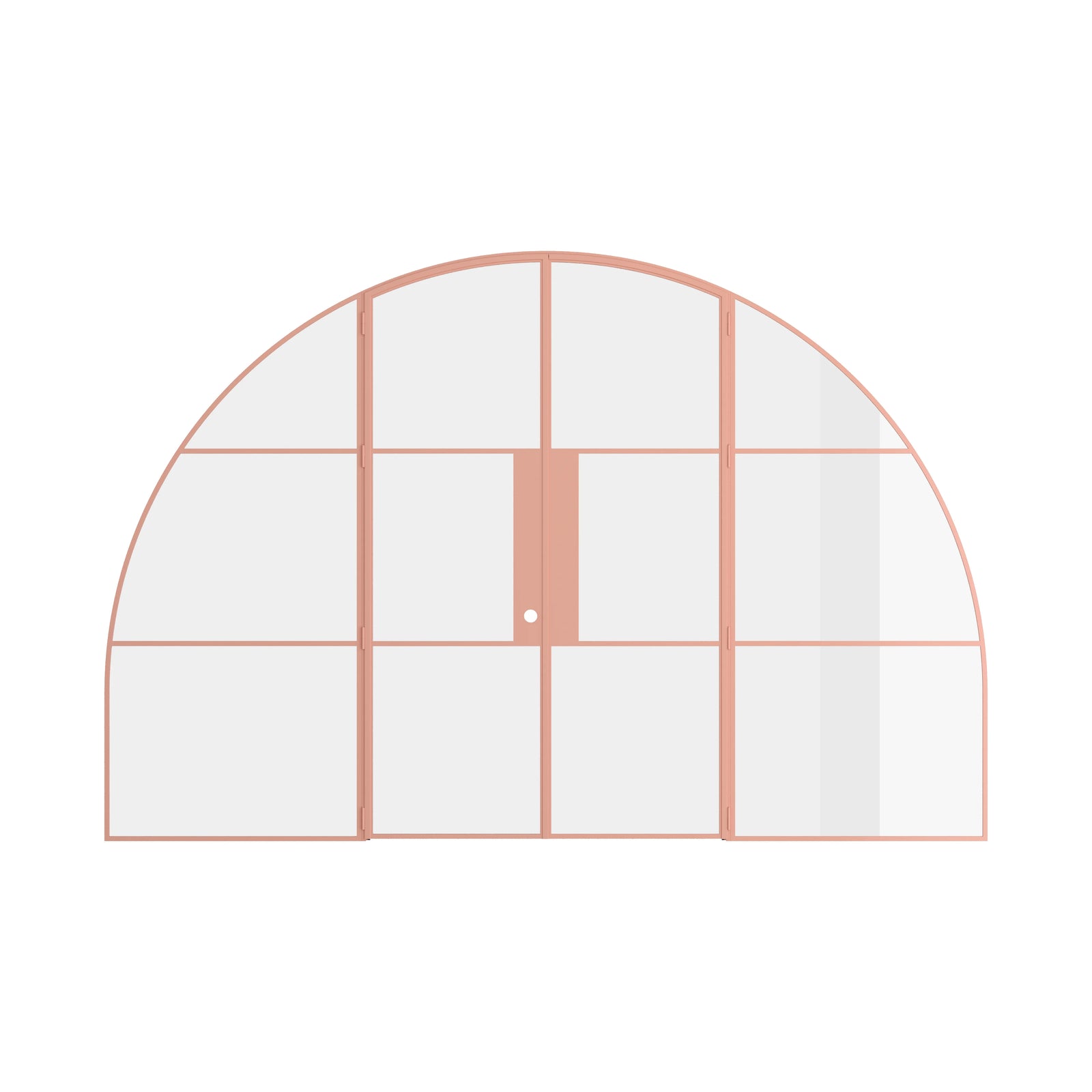 Pinkys Air 4 interior steel door, double, full arch, closed