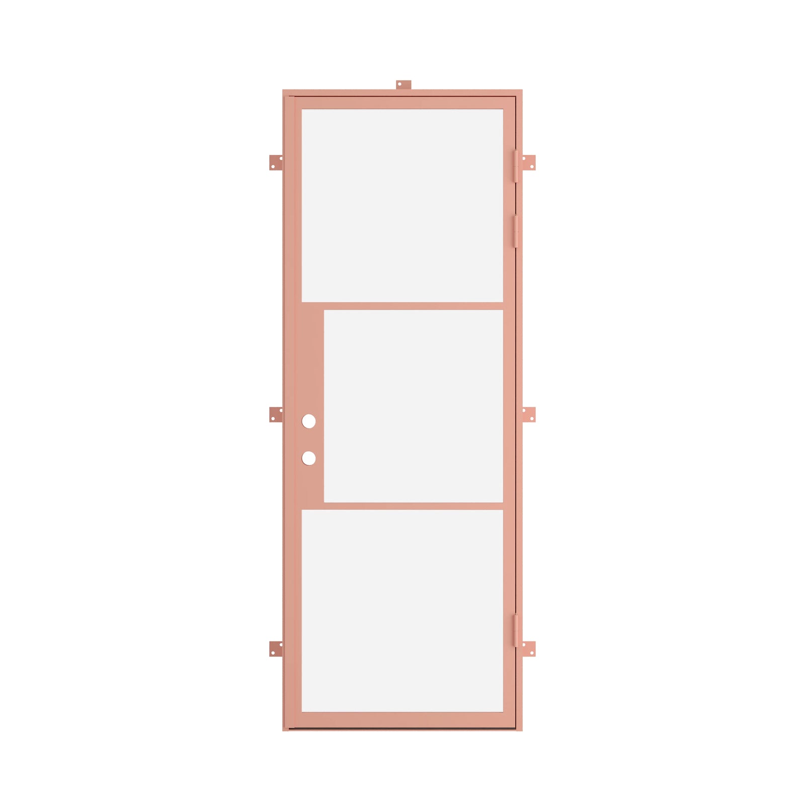 designer front door in Sunset Pink tone