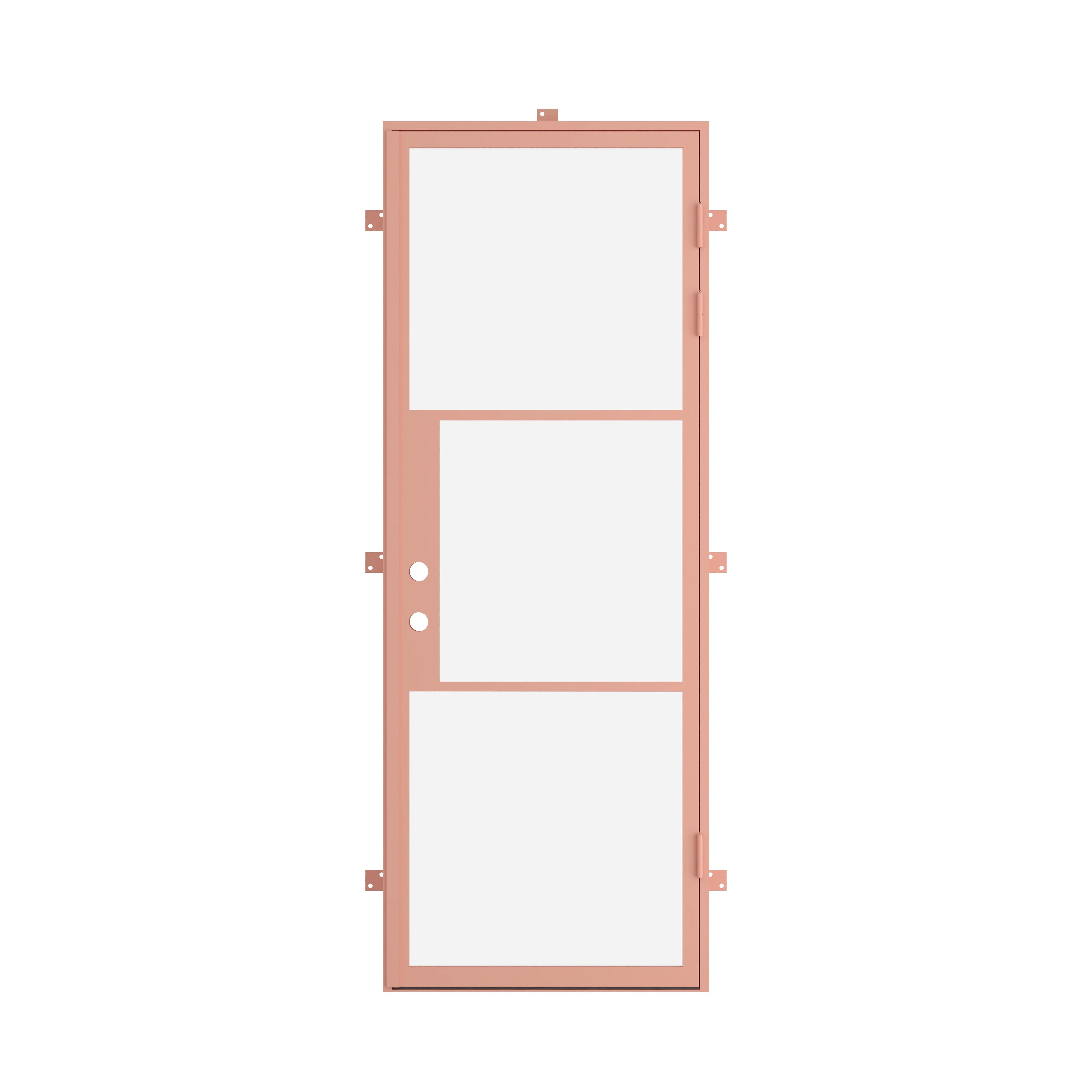 designer front door in Sunset Pink tone