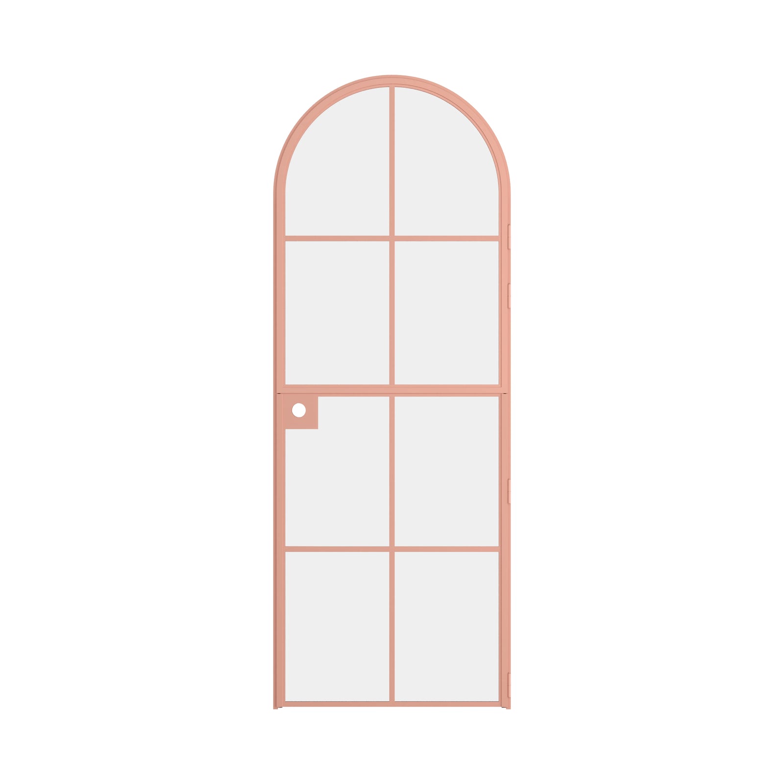Pinkys Air 5 interior steel door, single, full arch, Dutch, closed