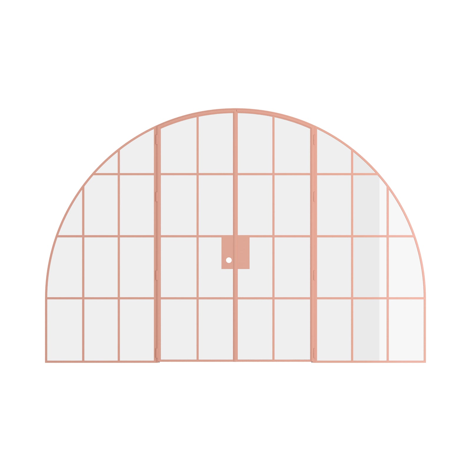 Pinkys Air 5 interior steel door, double, full arch, closed