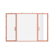 Air Lite with Thermal Break - Dual Single with Middle Fixed Panel Flat | Customize