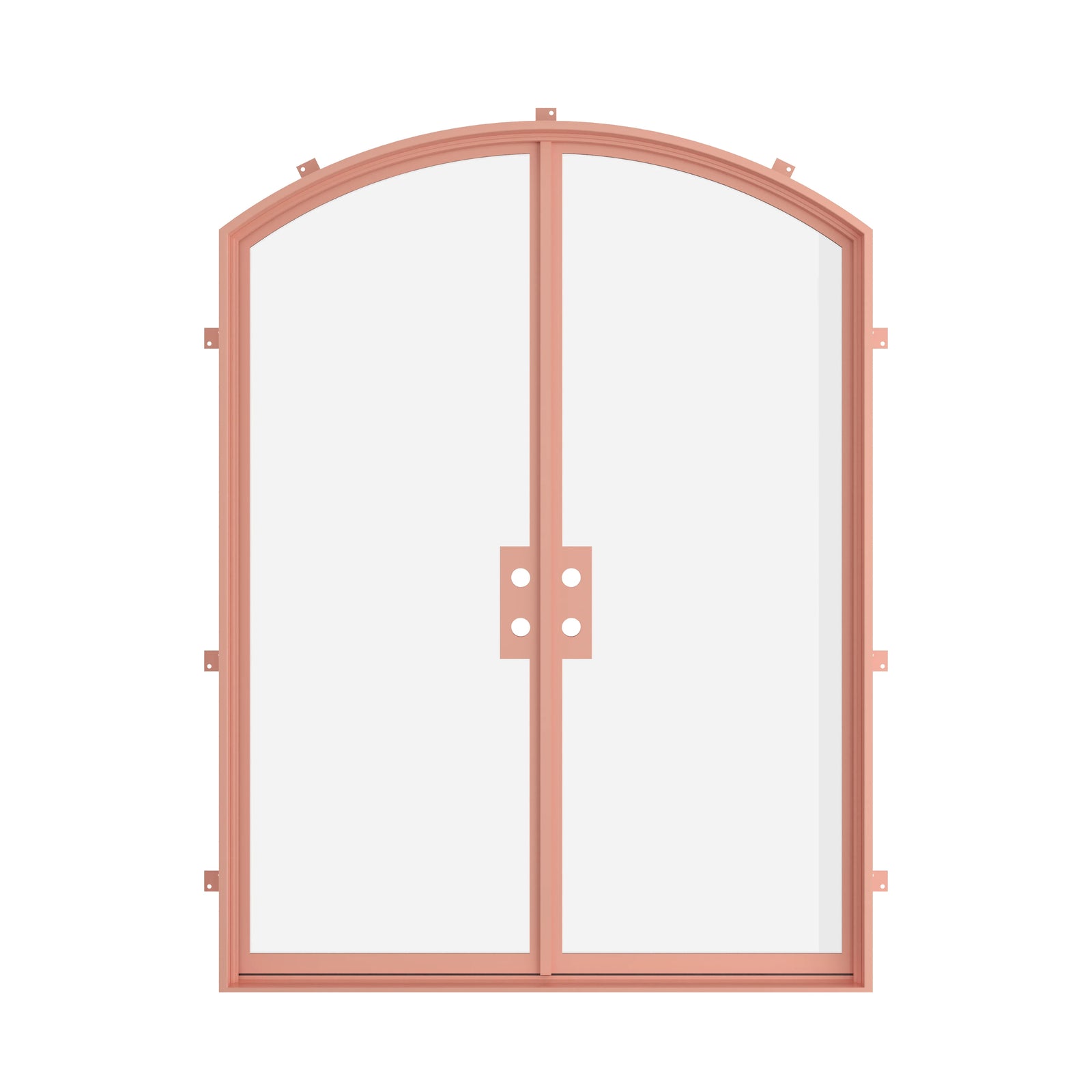 Pinkys Air Lite steel door, double, arch, closed