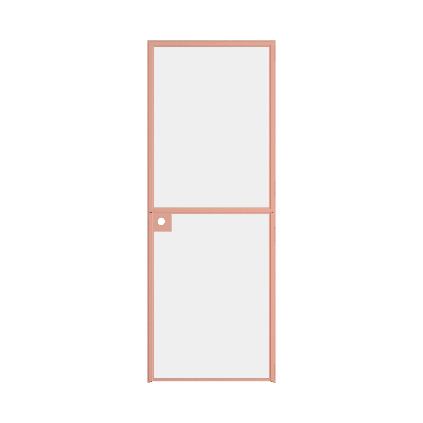 Pinkys Air Lite interior steel door, single, flat, Dutch, closed