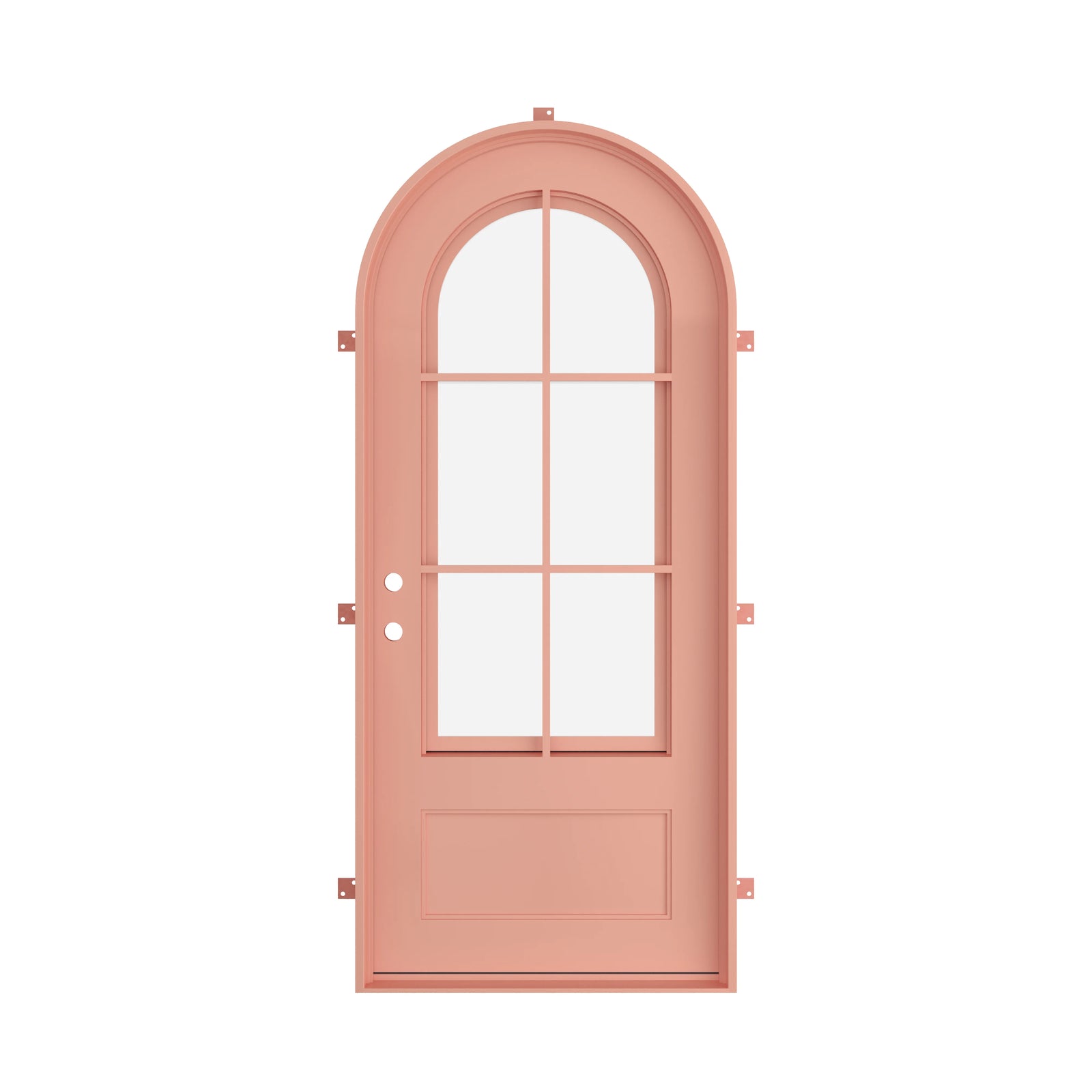 Pinkys Bristol steel door, single, full arch, closed