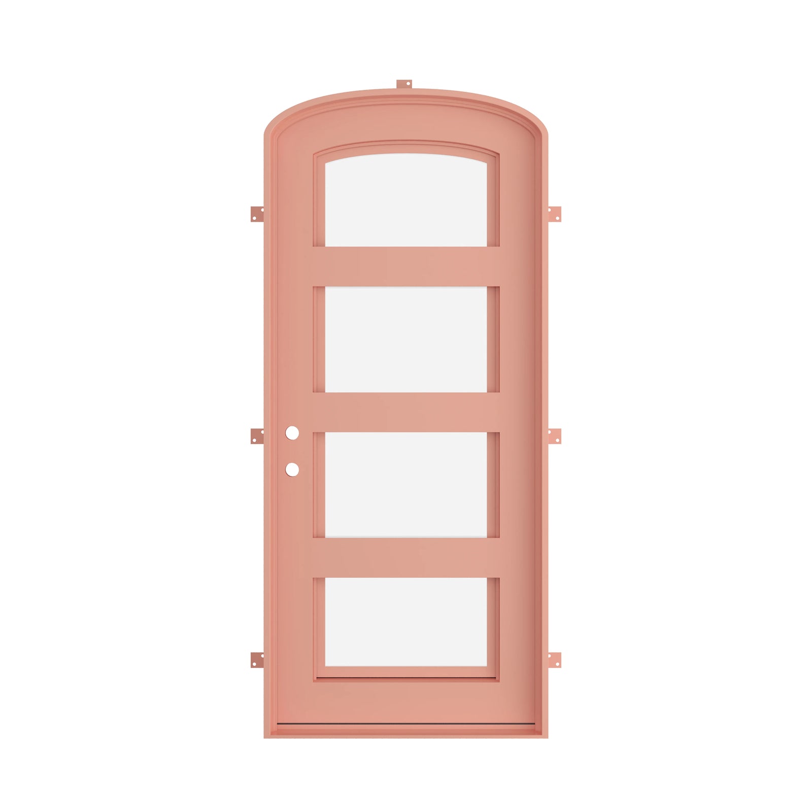 Pinkys Knox steel door, single, mini arch, closed