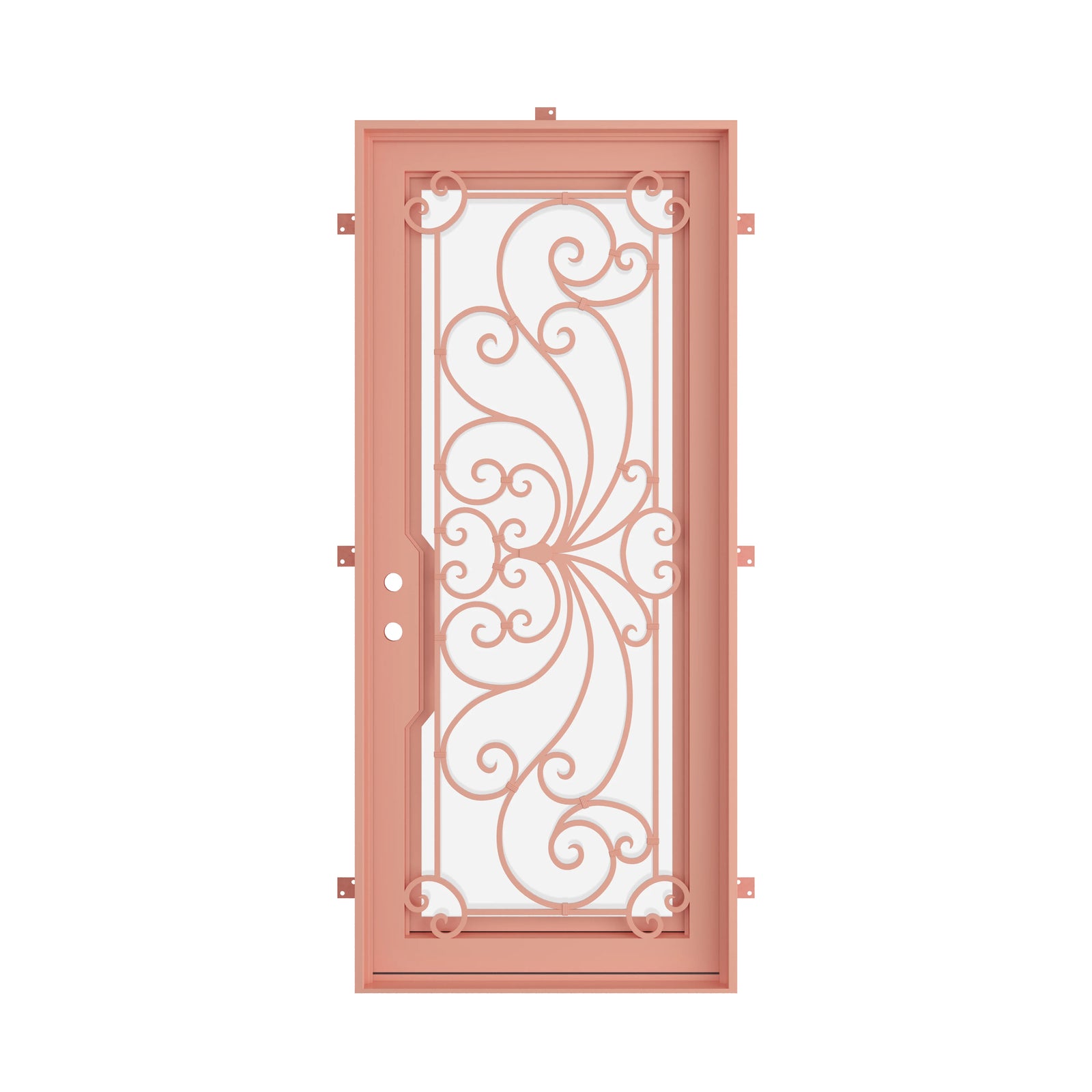 Pinkys Miracle steel door, single, flat, closed