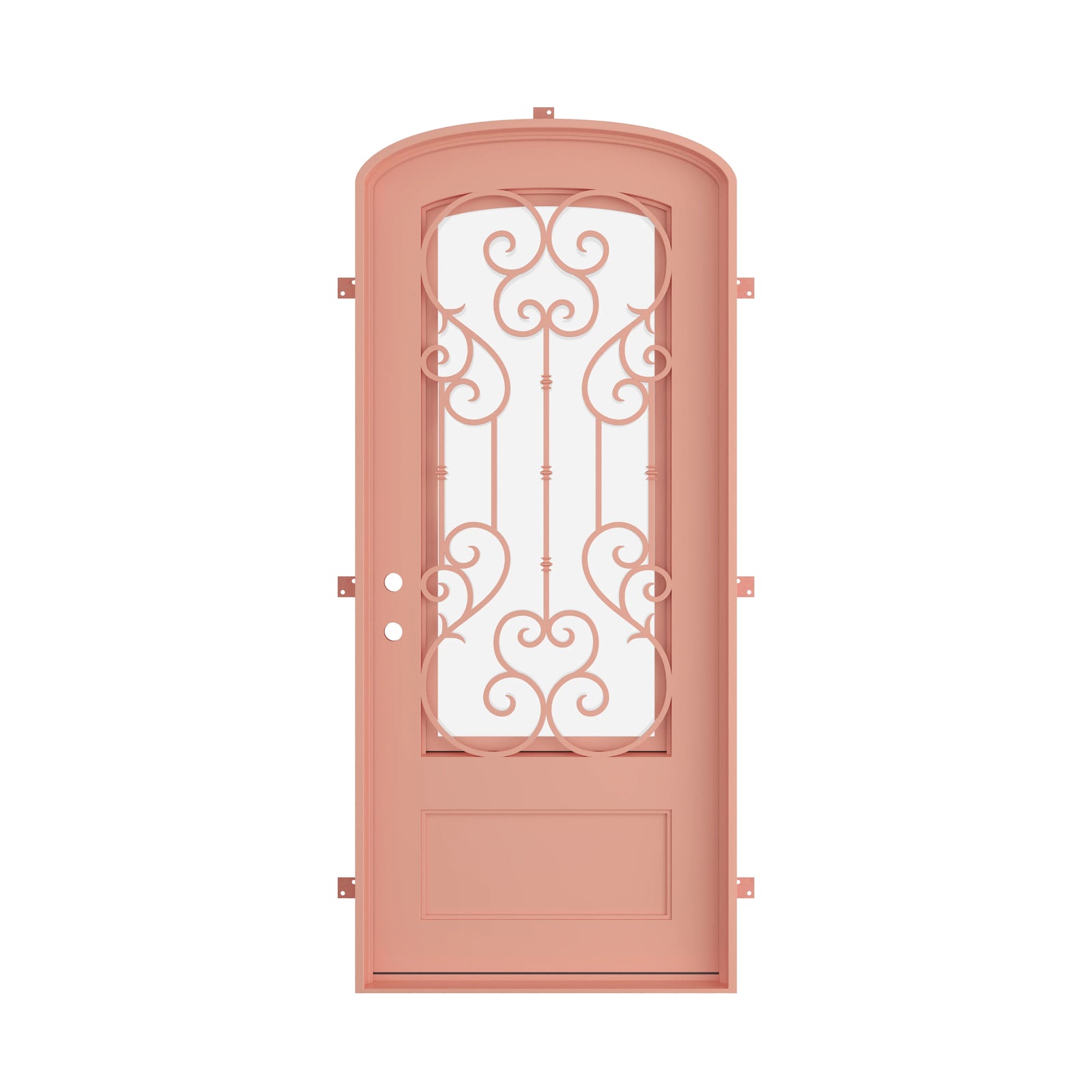 Pinkys New York steel door, single, mini arch, closed
