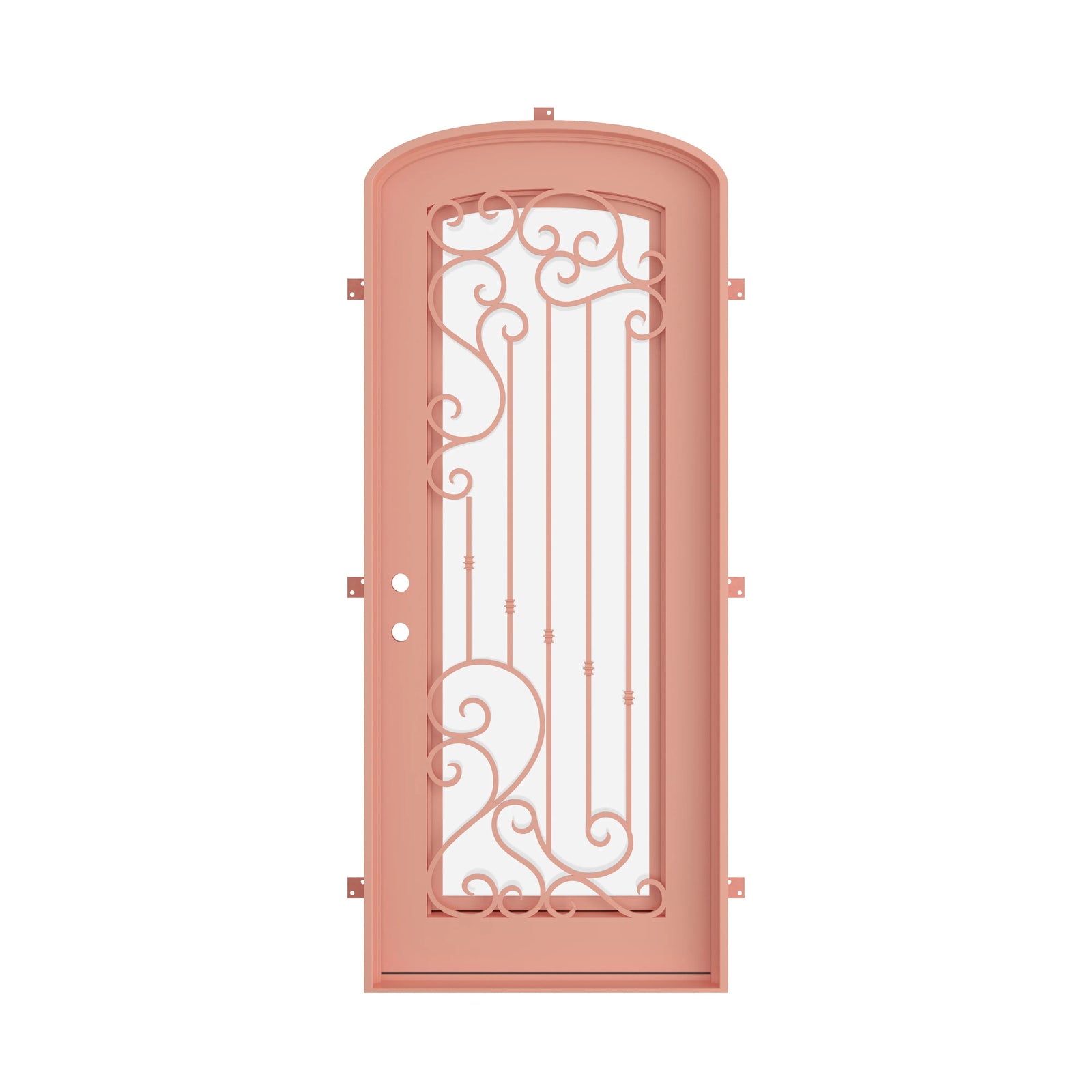 Pinkys Paris steel door, single, mini arch, closed