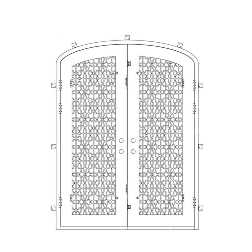 DNA Door Double Mini Arch - CAD