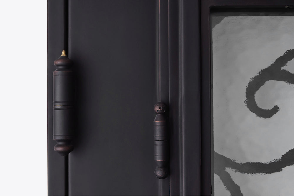 Macro Photo of Iron Door Hinges