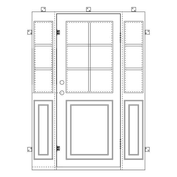 Air Getty with Side Windows - Single Flat | Standard Sizes