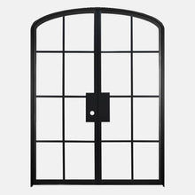 Load image into Gallery viewer, PINKYS Air 5 Interior Black Double Mini Arch Steel Door w/ No Threshold