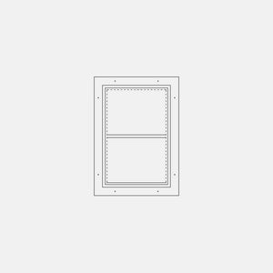 PINKYS Air 3 Single Rectangle Fixed Steel Window