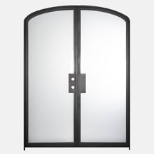 Load image into Gallery viewer, PINKYS Air Lite Interior Black Double Mini Arch Steel Door w/ No Threshold