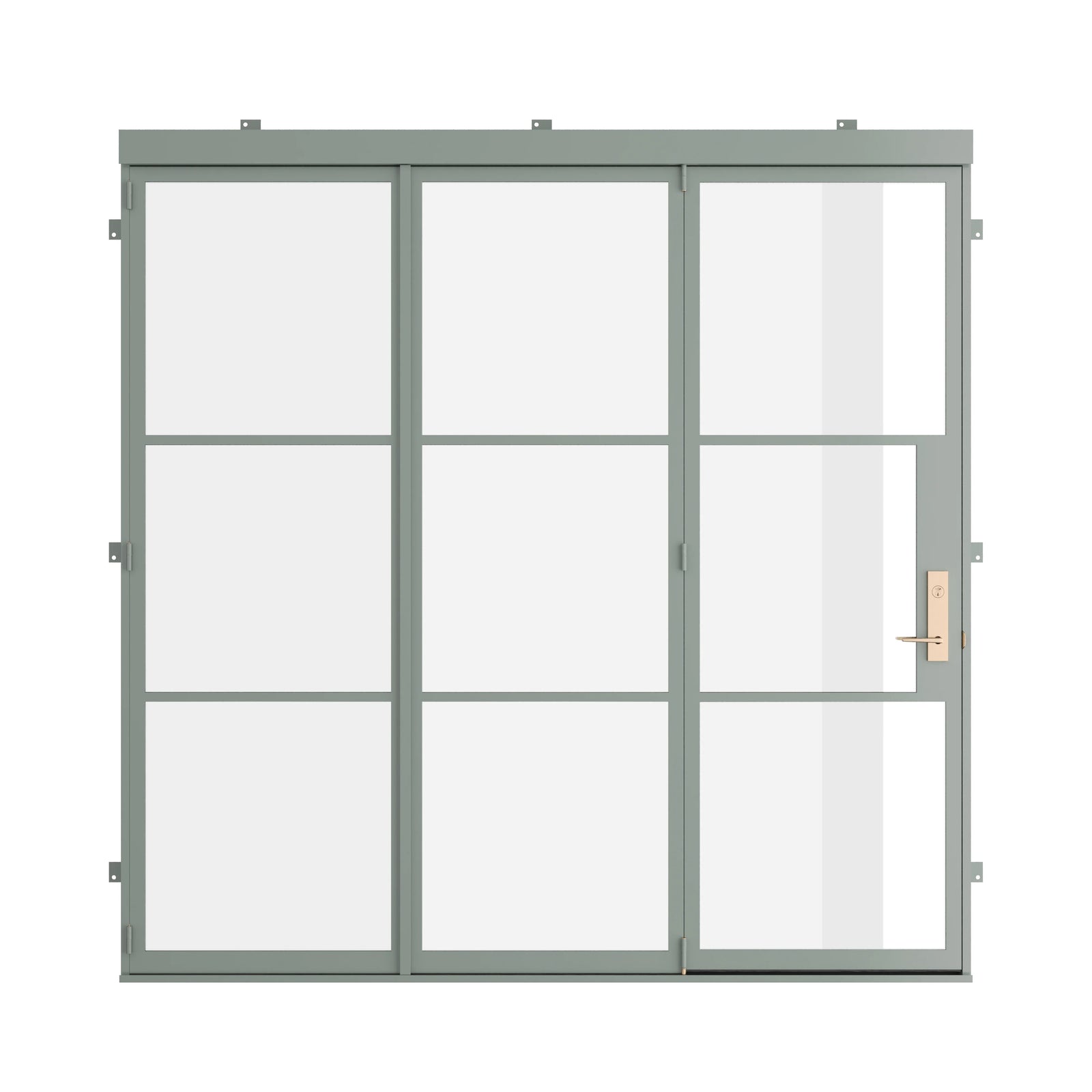 Pinkys Air 4 steel door, bifold, closed
