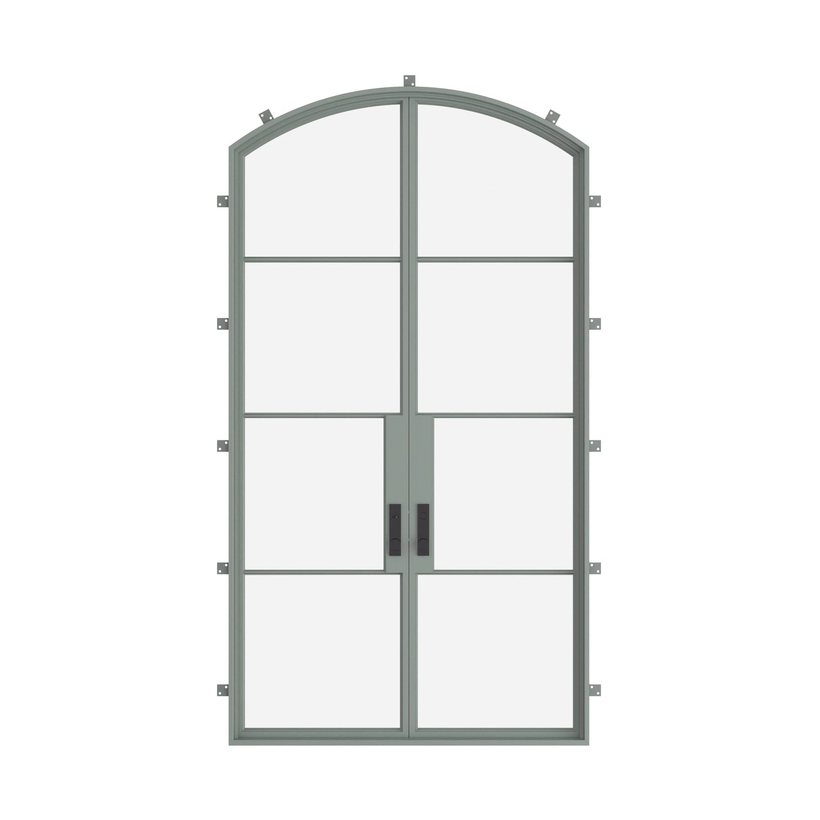 Pinkys Air 4 steel door, double, arch, closed