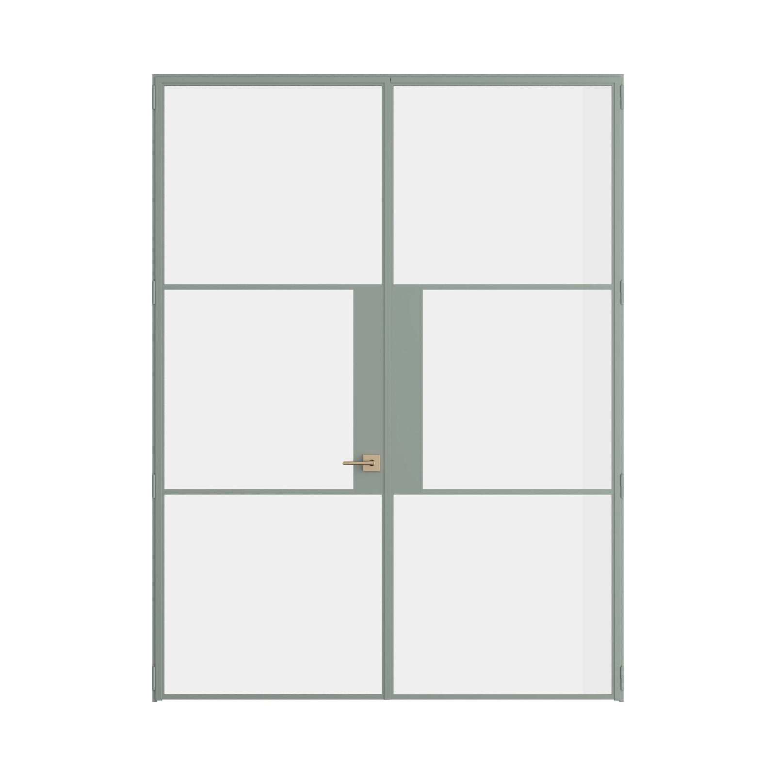 Pinkys Air 4 interior steel door, double, flat, closed