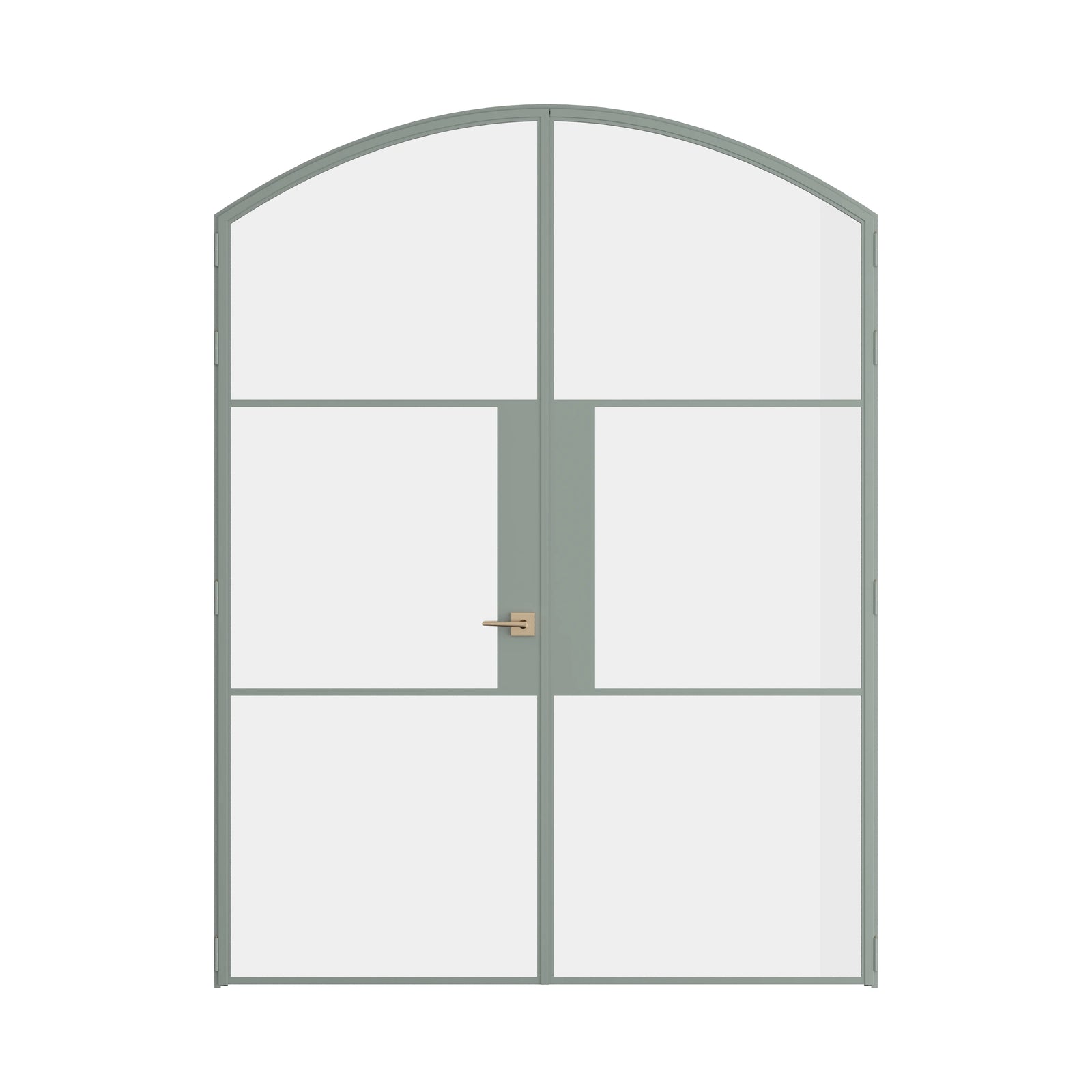 Pinkys Air 4 interior steel door, double, arch, closed