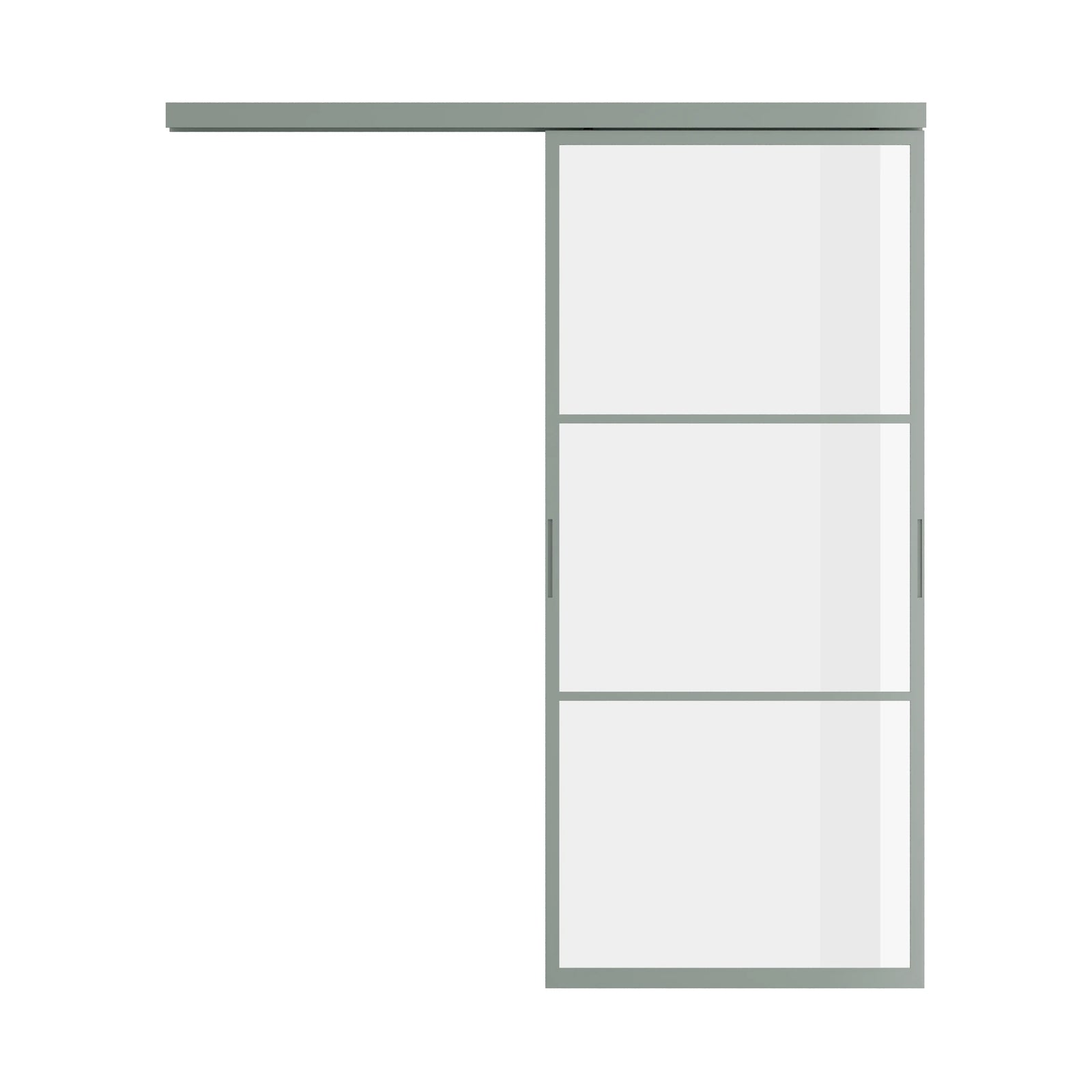 Pinkys Air 4 interior steel door, single, sliding, top-track, closed