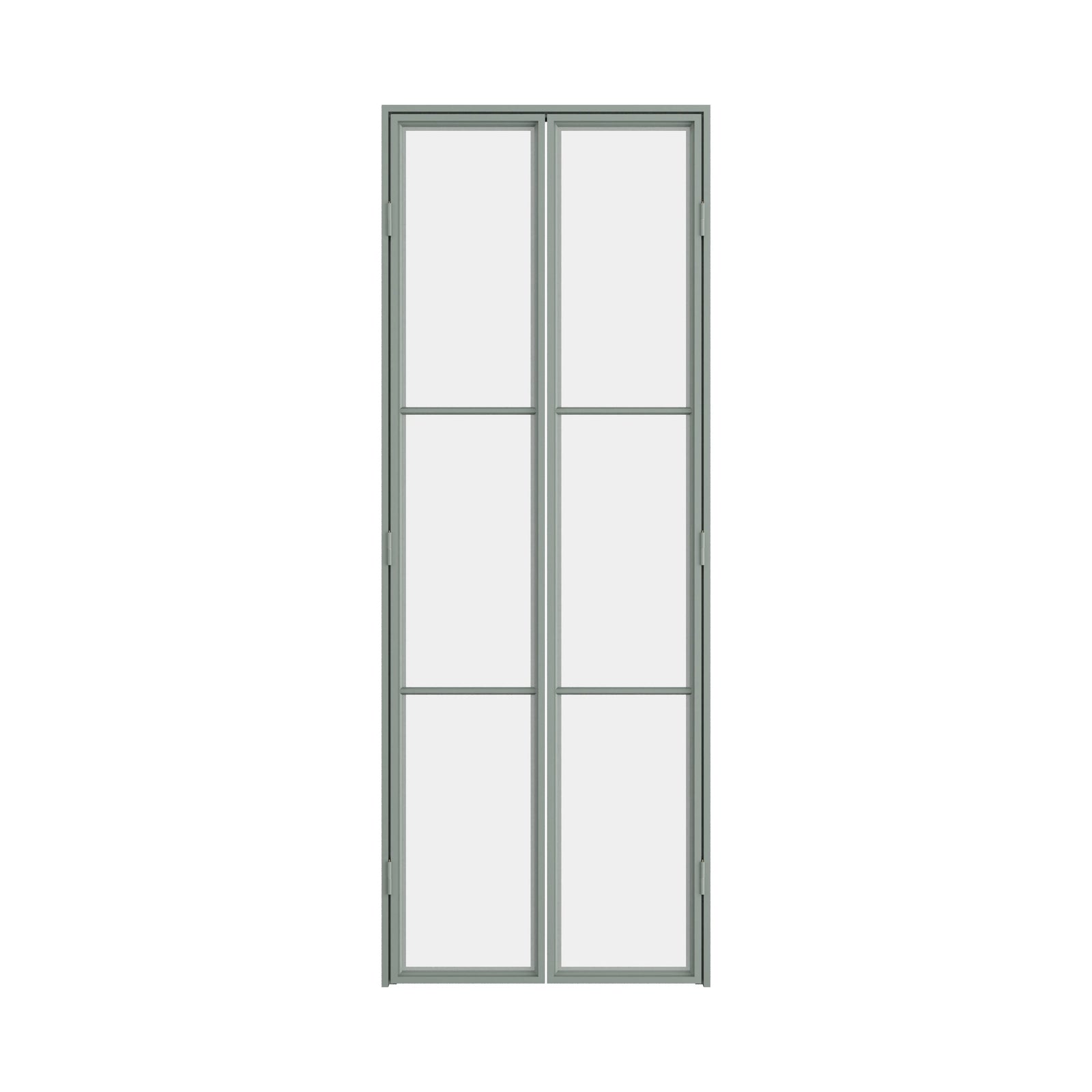 Pinkys Air 4 steel door, double, flat, closed