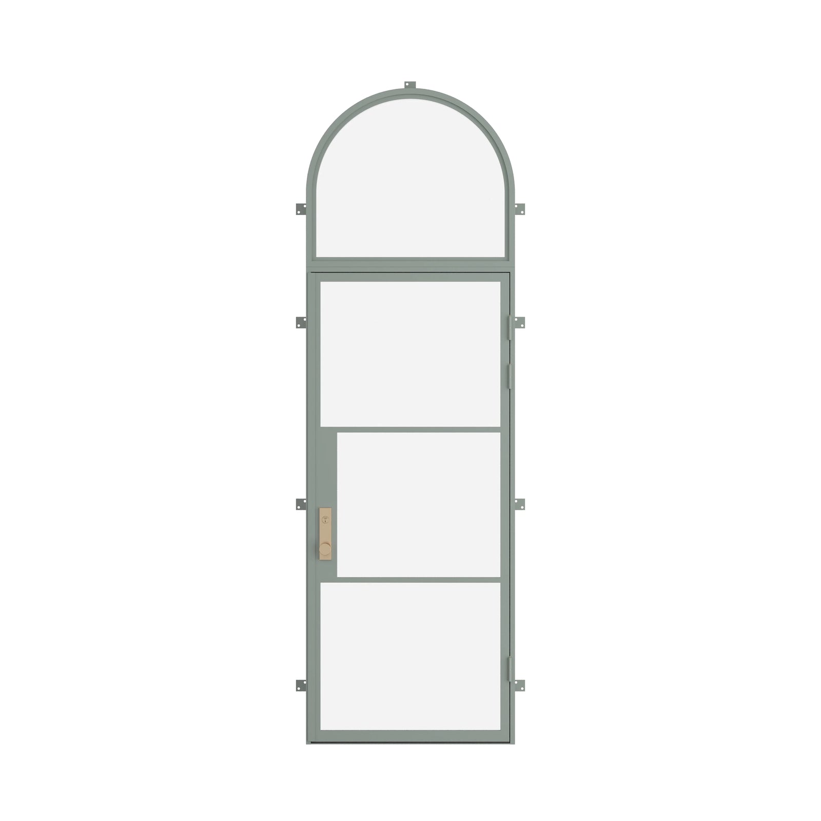 Pinkys Air 4 steel door, with a full-arch top window